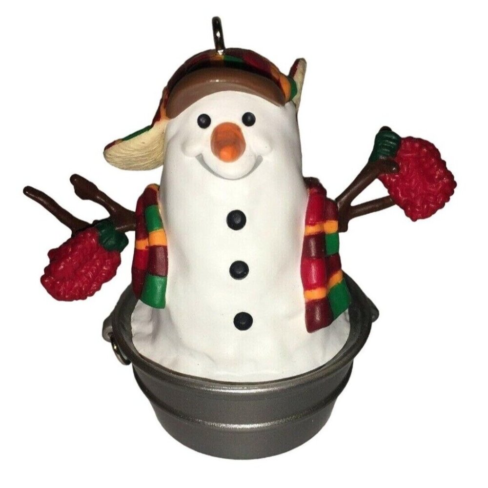 Hallmark Keepsake Ornament Playful Snowman 1999 Collectible Winter Decoration